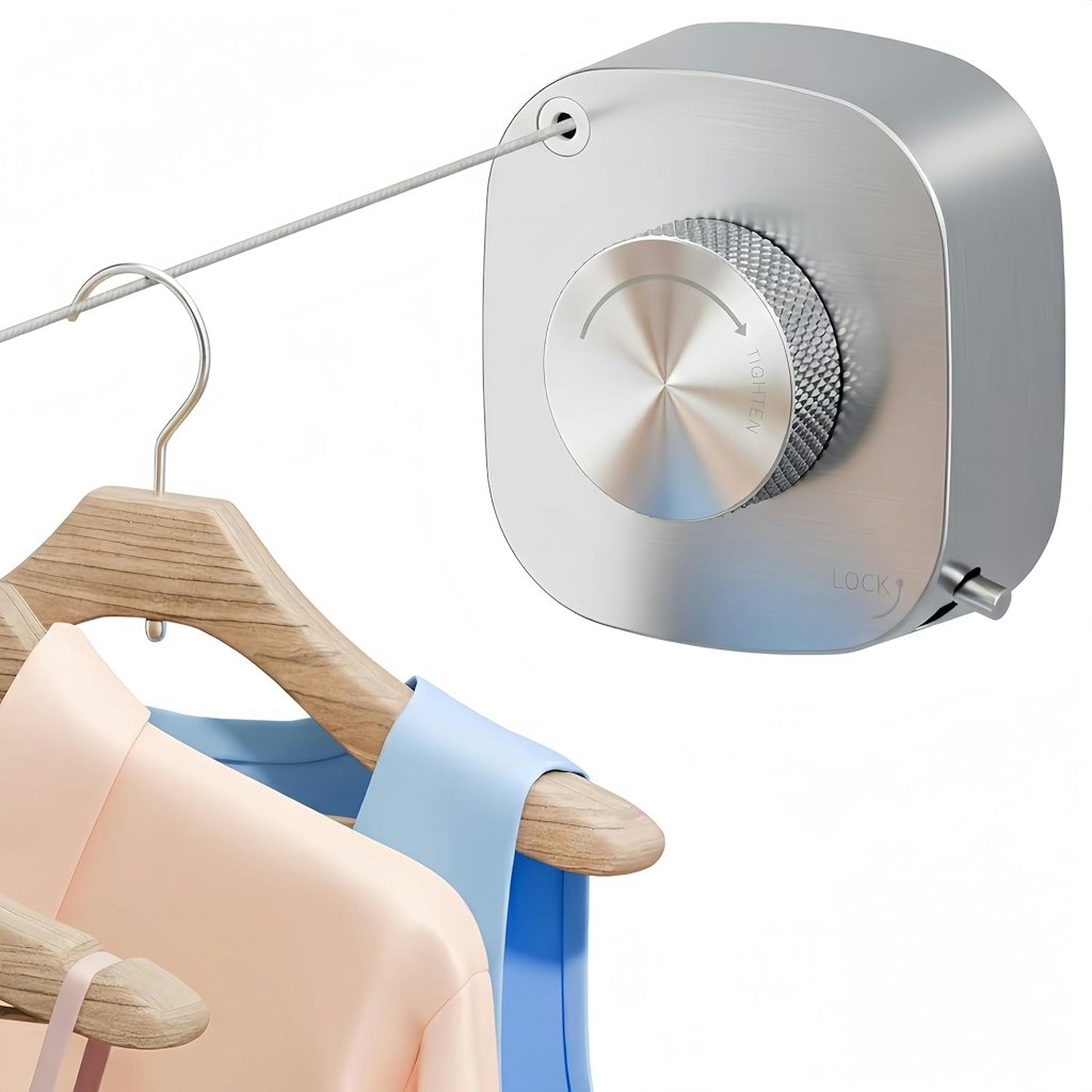 13.8-Foot Retractable Clothesline: $25