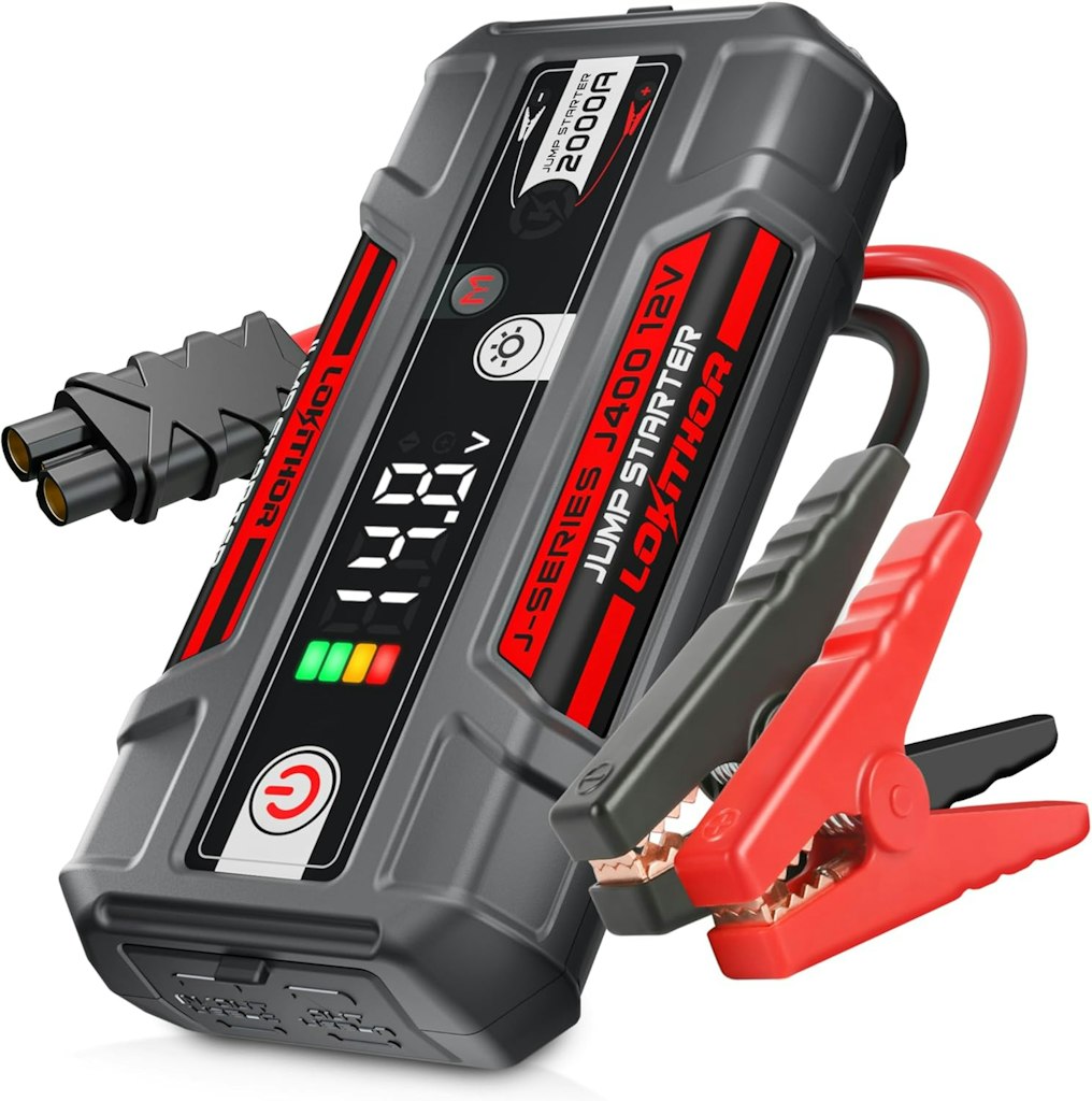 Lokithor 12V Portable Jump Starter: $33 at checkout