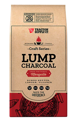Tractor Supply 15-lb. Lump Charcoal: $9.99