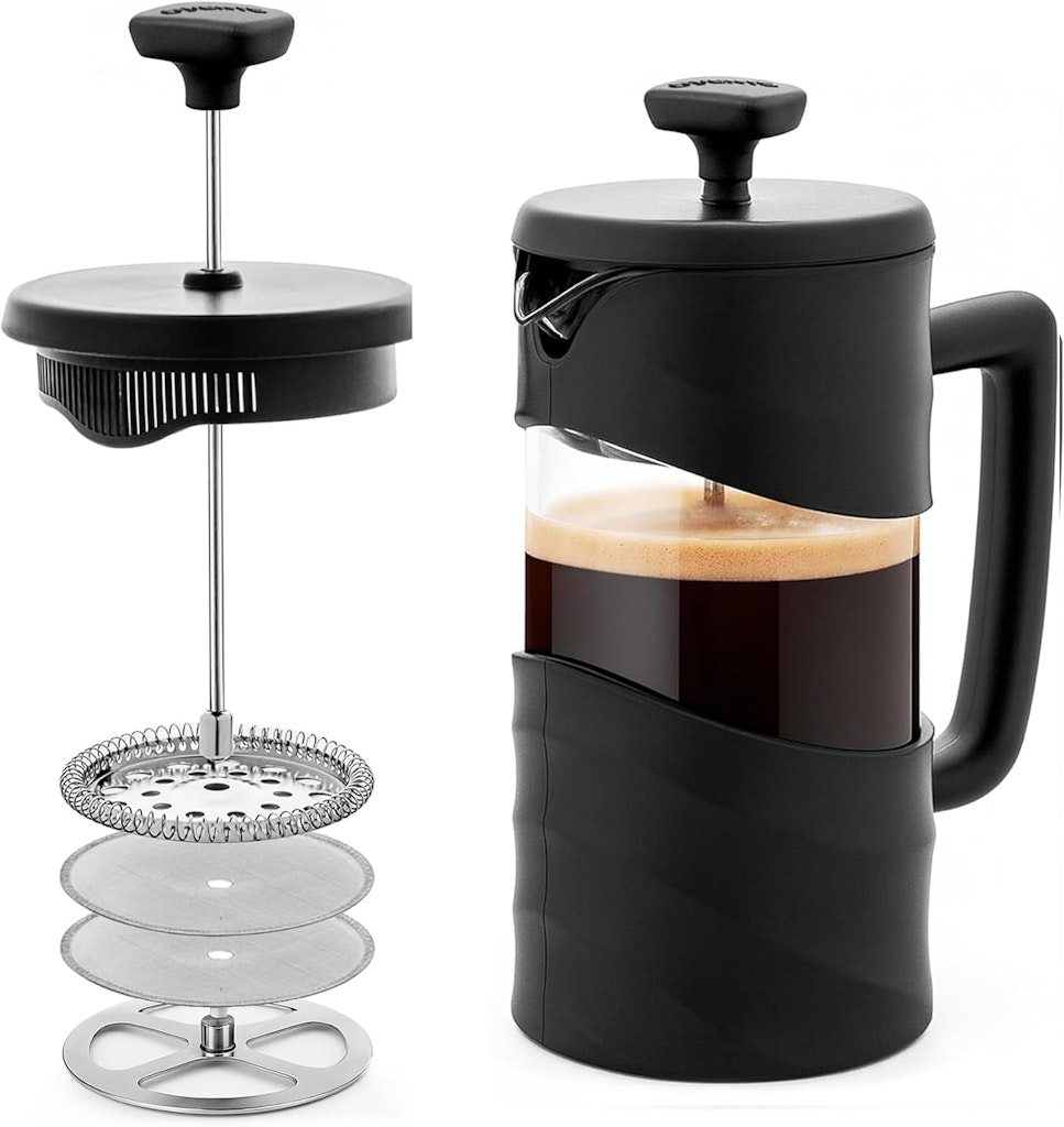 Ovente 12-oz. French Press Coffee Maker: $7.99