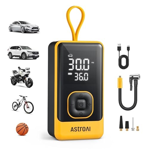 AstroAI L7 Air 150-PSI Portable Cordless Tire Inflator: $22.49
