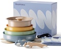 Stackbear 12-Piece Ceramic Nonstick Cookware Set for $40 + free shipping