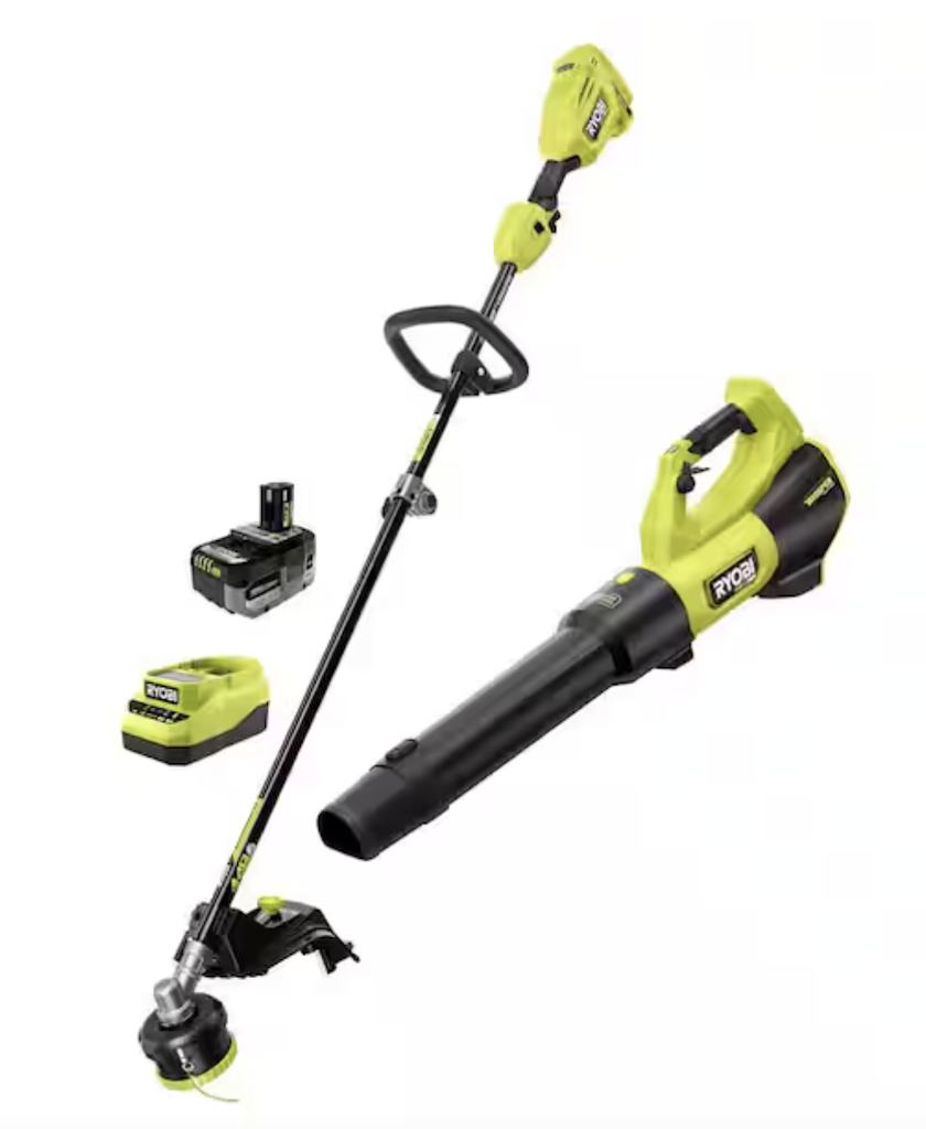 Ryobi One+ HP 18V 15" Brushless String Trimmer and Leaf Blower Combo Kit w/ 4.0 Ah Battery & Charger: $299 w/ free tool worth up to $129, ending today
