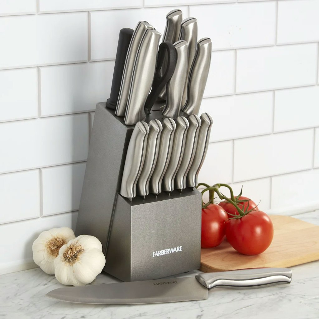 Wayfair Farberware Knife Block Set Promo: $48 + extra 10% off Wayfair Farberware Knife Block Set Promo: $48 + extra 10% off