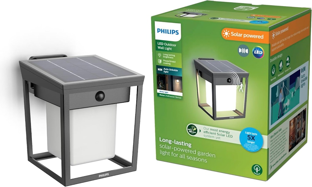 Philips Solar Ultra-Efficient Wall Lantern: $18