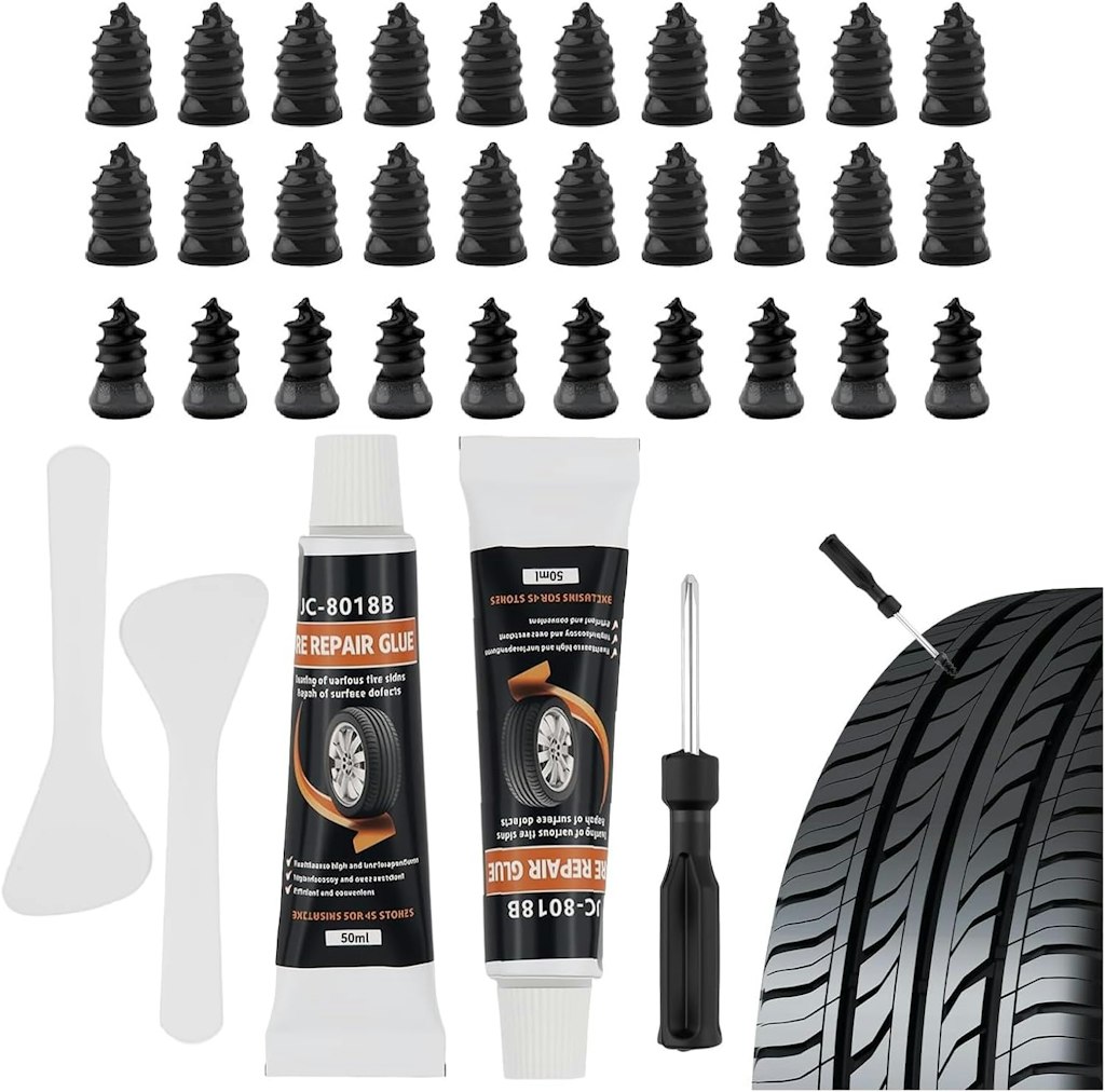 Flat Tire 35-Piece Repair Kit : $6