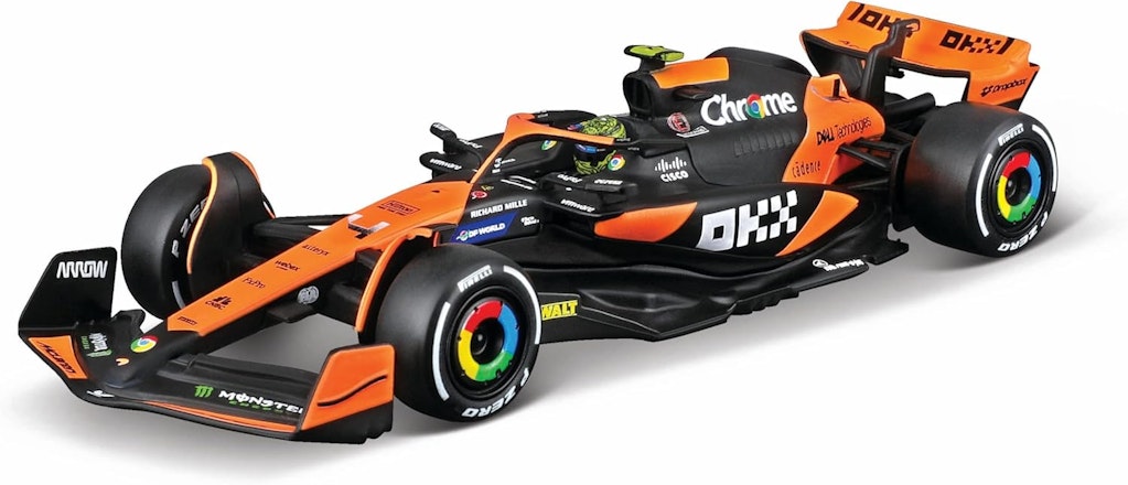 Bburago 1:43 Scale 2024 Race McLaren MCL38 Die-Cast Formula Vehicle: $11