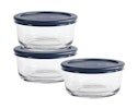 Anchor Hocking Glass Food Storage Container w/ Lids 3-Count for $6 + free shipping w/ $35