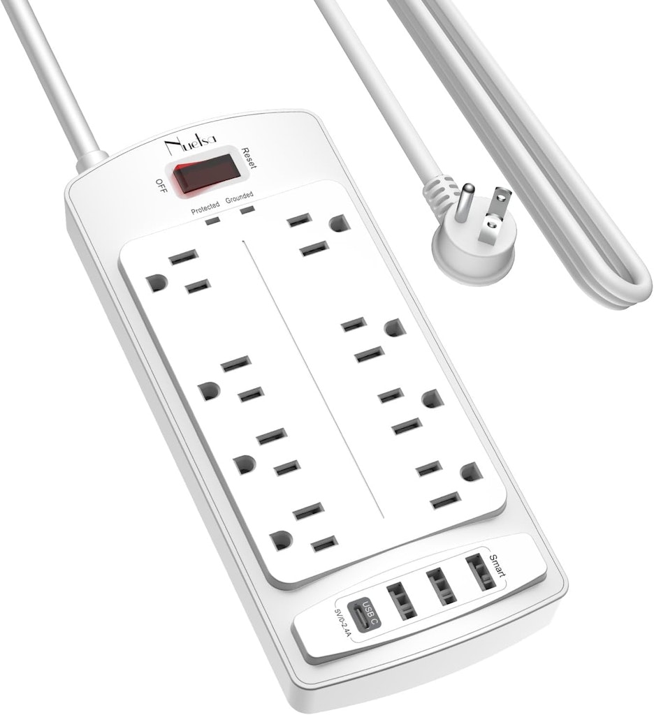 10-ft. Surge Protector Power Strip: $13