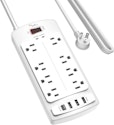 10-ft. Surge Protector Power Strip for $13 + free shipping w/ Prime