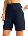 Viodia Women's 7" High Waisted Swim Board Shorts with Pockets for $13 + free shipping w/ Prime