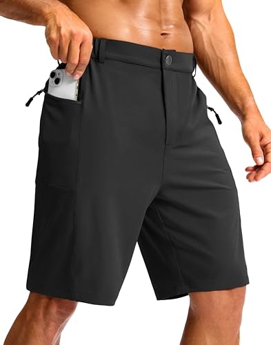 G Gradual Men's 9" Casual Shorts with Zipper Pockets: $14.99