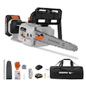 Suzume 12" 21V Cordless Chainsaw with 2 Batteries for $50 + free shipping