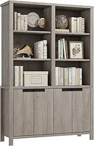 Tall Bookshelf with Double Storage: $99.99