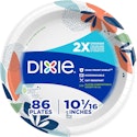 Dixie Large Paper Plate 86-Pack for $6 + free shipping w/ Prime
