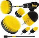 Holikme 6-Piece Drill Attachment Brush Set for $8 + free shipping w/ Prime