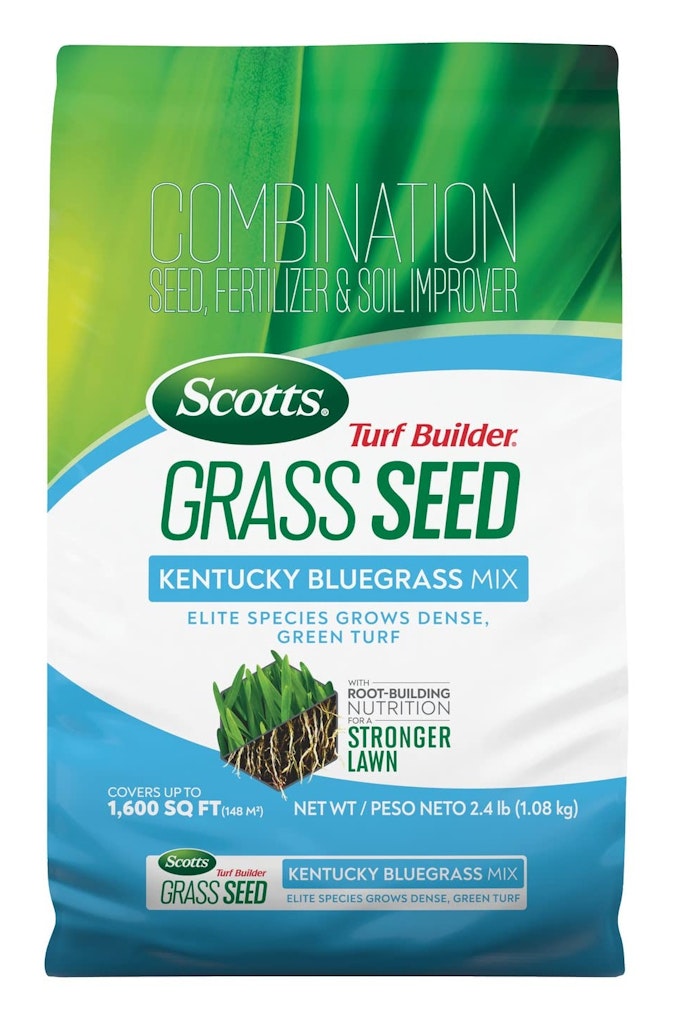 Scotts Turf Builder Grass Seed Kentucky Bluegrass Mix 2.4-lb. Bag: $18 via Sub. & Save