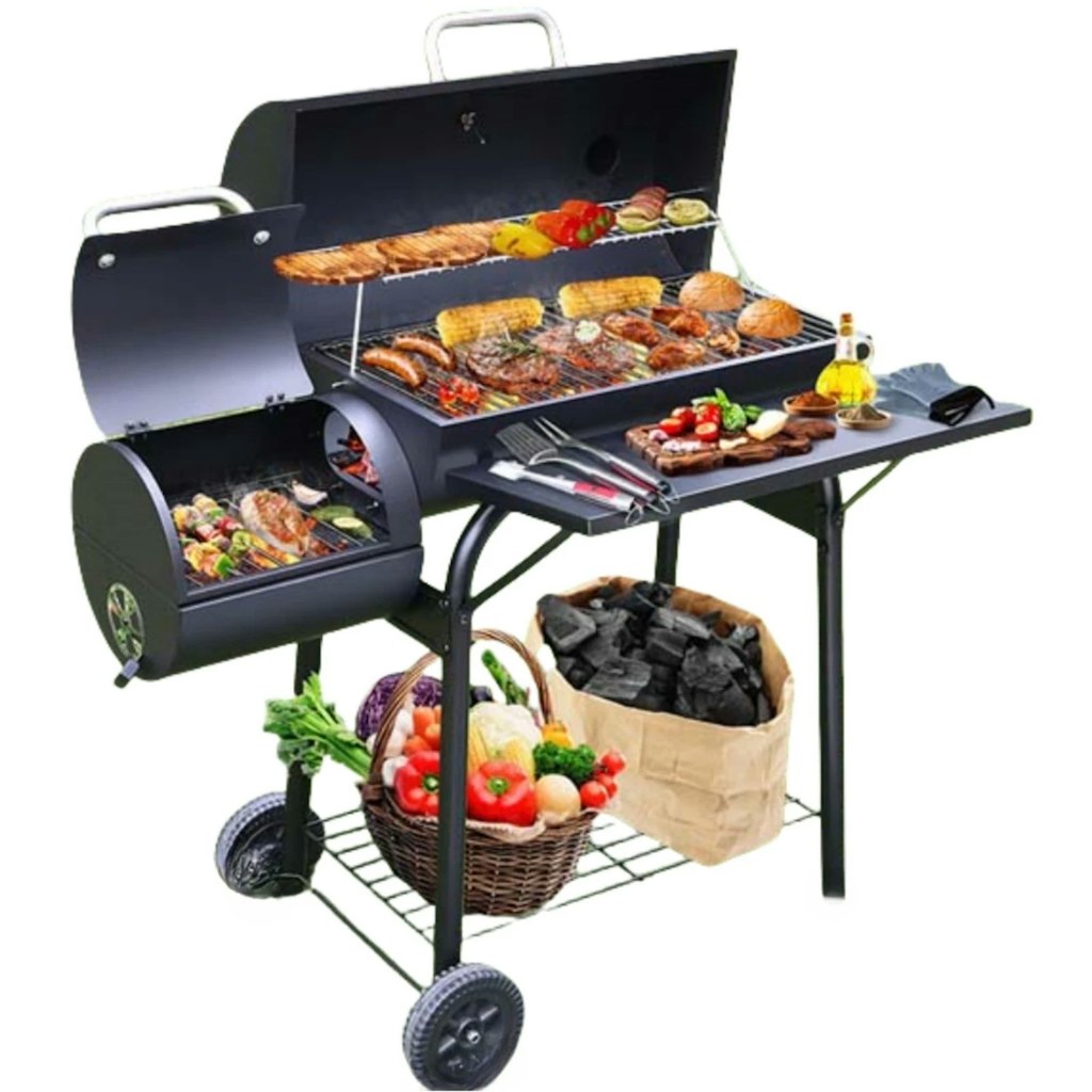 Open-Box laraVist Charcoal Offset Smoker Grill: $93