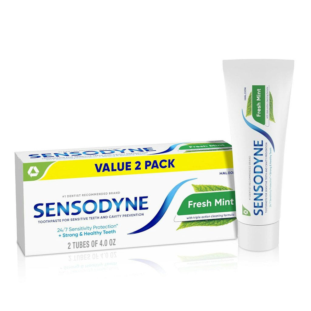 Sensodyne Fresh Mint Sensitive Toothpaste 2-Pack: $11 via Sub & Save