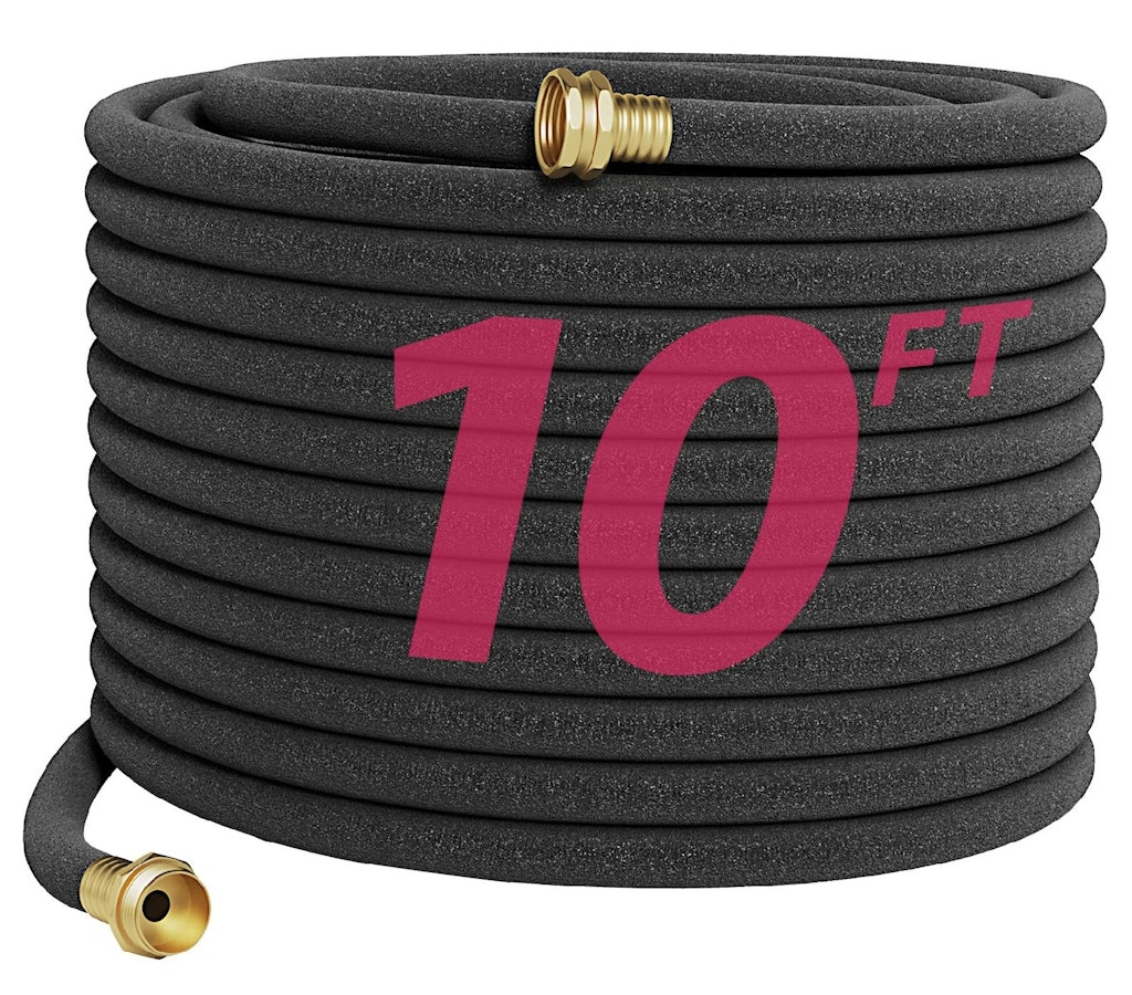 10-Foot 1/2" Soaker Hose w/ Brass Connectors: $7.66