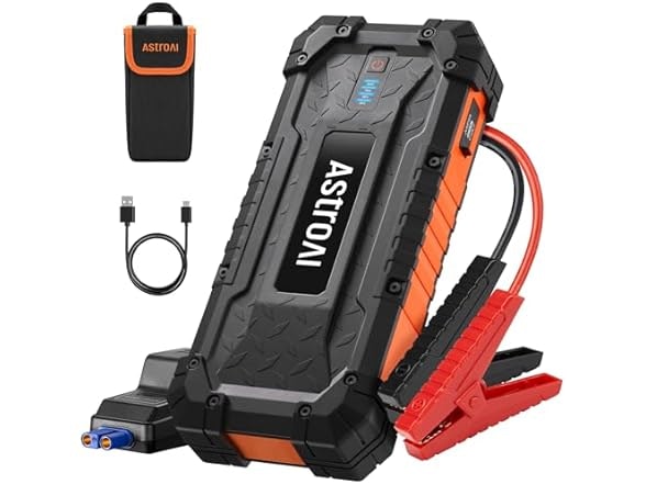AstroAI S8 Ultra 4000A Car Jump Starter: $66