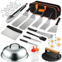 Mibote Stainless Steel Griddle Tool Kit for $30 + free shipping w/ $35
