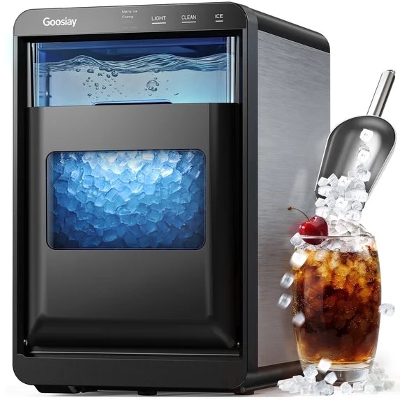 Goosiay 44-lbs. Per Day Countertop Nugget Ice Maker: $180
