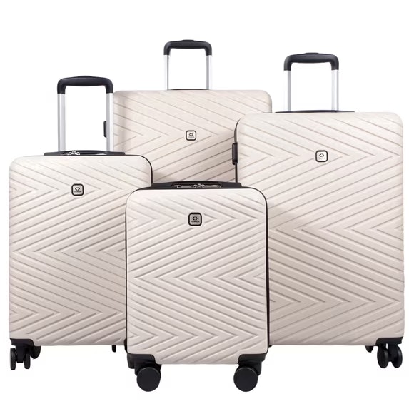 Travelhouse 4-Piece Hardshell Luggage Set: $90