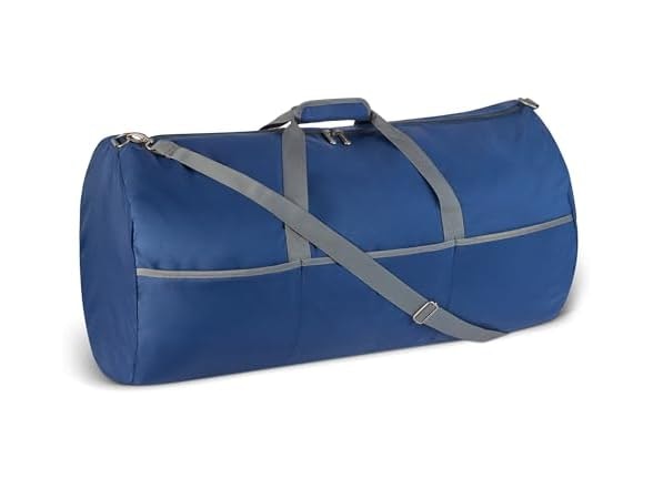 Amazon Essentials 32.4" Foldable Nylon Duffel Bag: $12