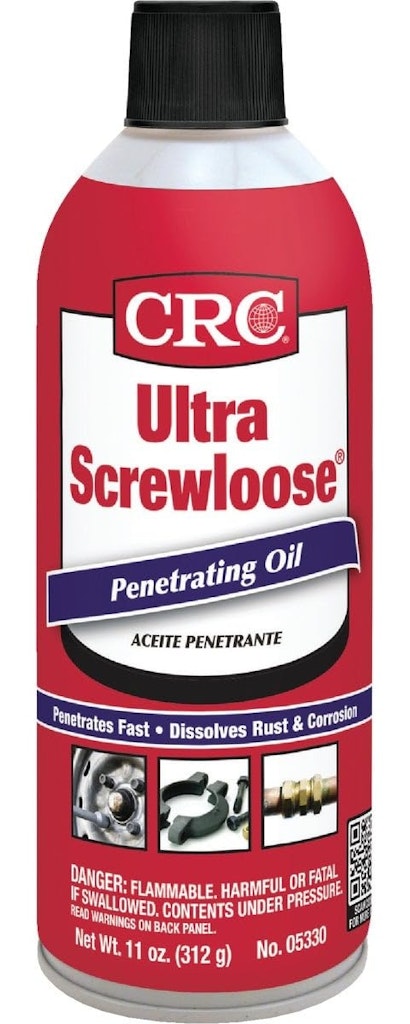 CRC Ultra Screwloose Super Penetrant 11-oz. Penetrating Oil: $5.99 CRC Ultra Screwloose Super Penetrant 11-oz. Penetrating Oil: $5.99