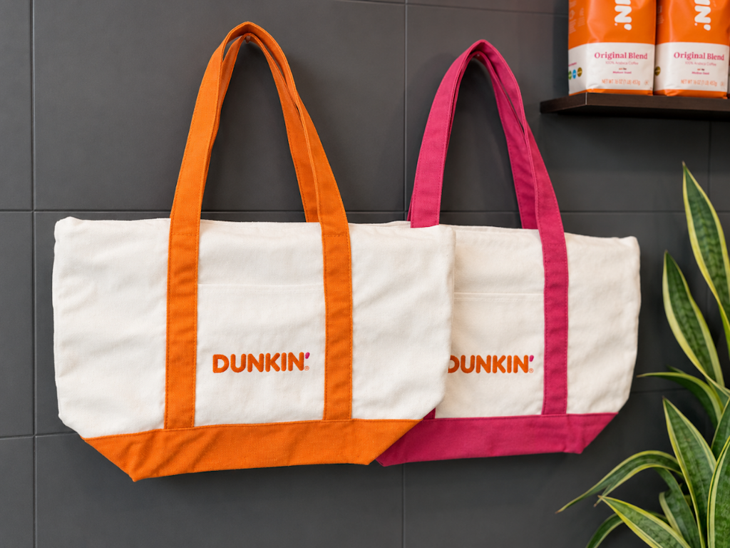 Dunkin' Tote: Free w/ half dozen or dozen purchase on June 1