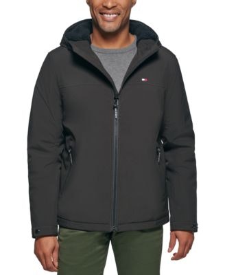 Tommy Hilfiger Men's Softshell Hooded Jacket: $41