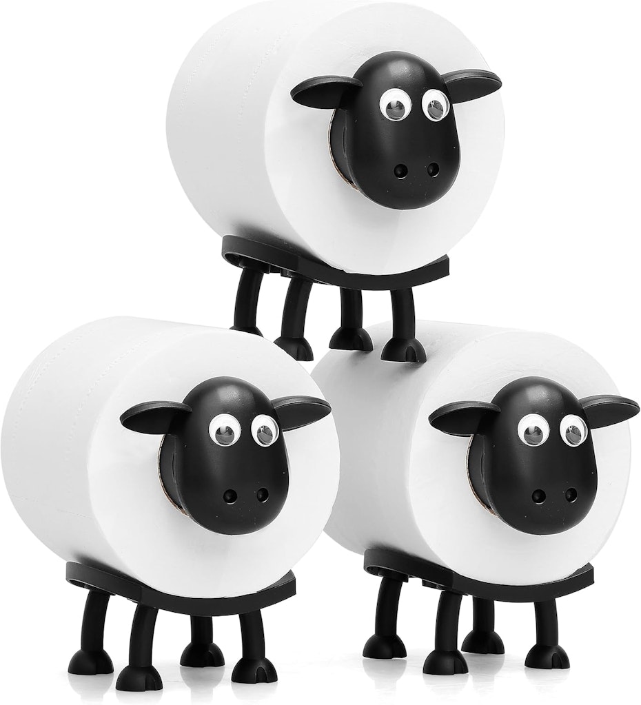 Sheep Toilet Roll Holder 3-Pack: $15