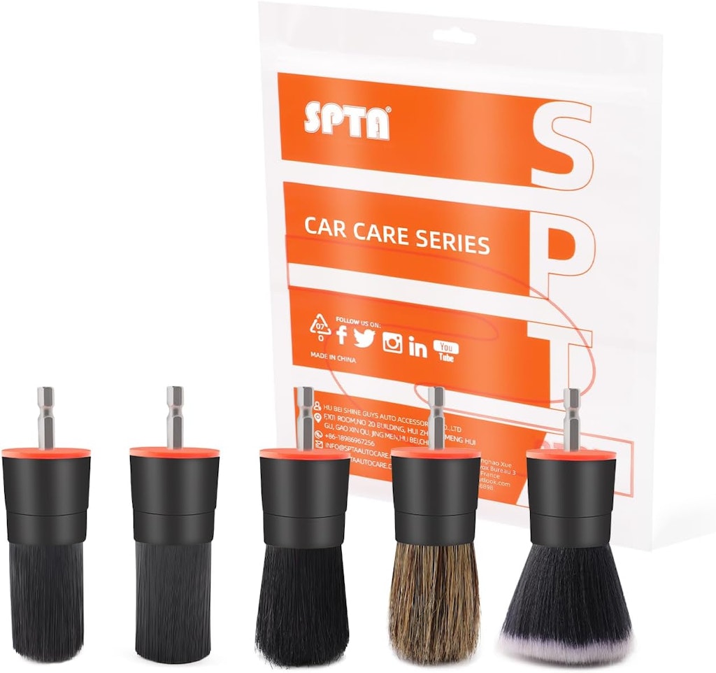 SPTA Drill Brush Attachment 5pc Set: $11
