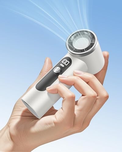 4,000mAh Rechargeable Portable Handheld Fan: $9.99