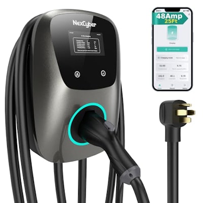 NexCyber Level 2 48A WiFi EV Charger for $130 + free shipping