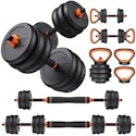 45-lb. Adjustable Dumbbell Set with Connector for $59 w/ Prime + free shipping