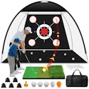 Exoemts 10 x 7-Foot Golf Practice Net with Tri-Turf Mat for $50 + free shipping