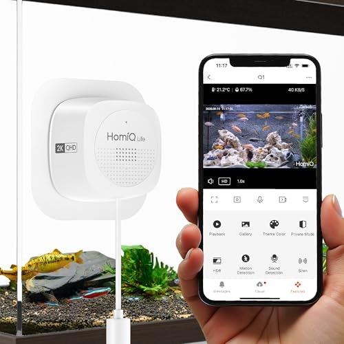 Homiq Life 2K Aquarium & Terrarium Pet Camera: $20.39