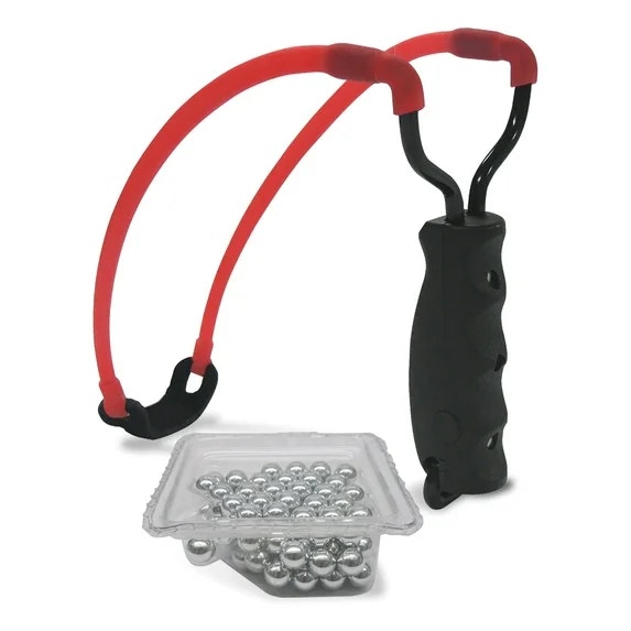 Marksman 3030K Traditional Slingshot and Ammo Kit : $10