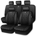5-Seat Faux Leather Seat Cover Set + free shipping