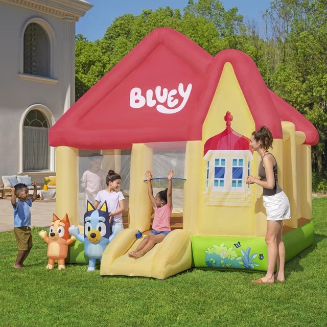 Bluey's Kids Inflatable Mega Bouncy House w/ Slide: $300 for members