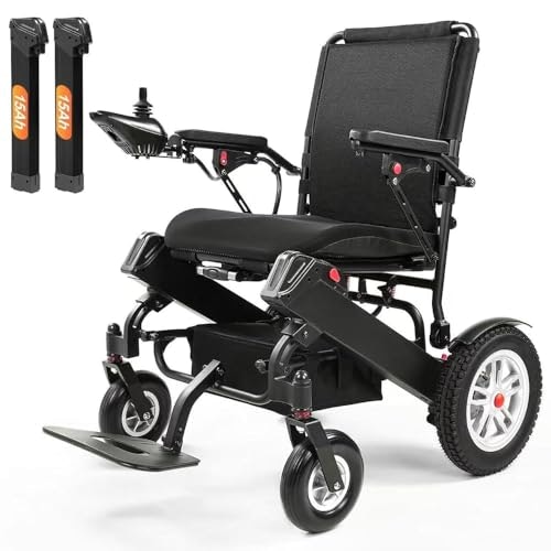 Tivaro Foldable Electric Wheelchair with 2 Removable Batteries: $699.30