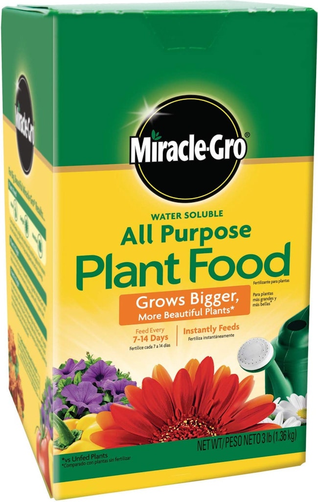 Miracle-Gro 3-lb. Water Soluble All-Purpose Plant Food: $9 w/ Sub & Save
