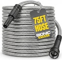 Bionic Steel 75-Foot Stainless Steel Garden Hose w/ Sprayer Nozzle + free shipping