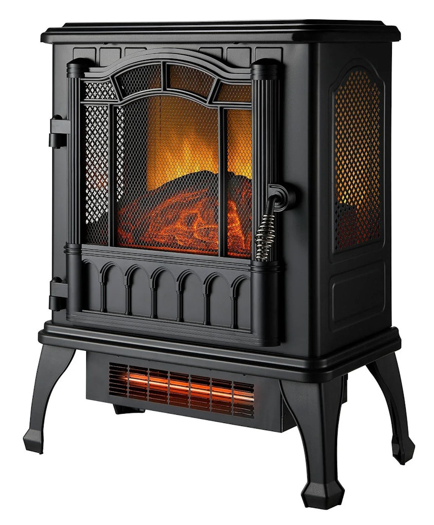 Open-Box Mainstays 2-Setting 3D Electric Stove Heater: $17