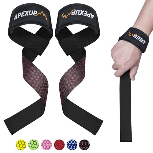 Apexup Weight Lifting Wrist Straps 1 Pair: $3.49