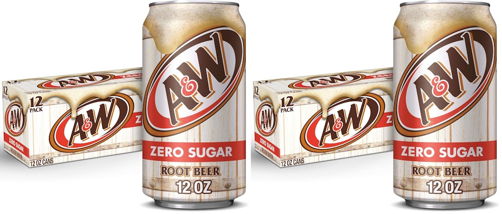 A&W Zero Sugar 12-oz. Cans 24-Pack: $9.50 via Sub. & Save