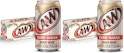 A&W Zero Sugar 12-oz. Cans 24-Pack + free shipping w/ Prime