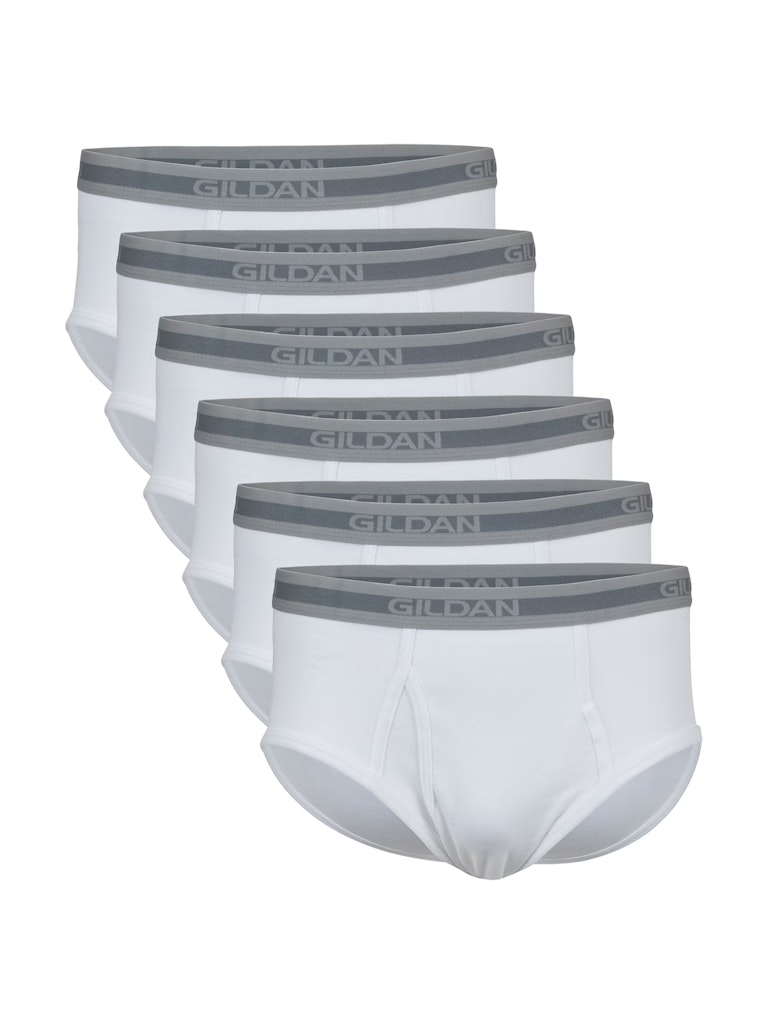 Gildan Men's Premium Cotton Briefs 6-Pack: $12